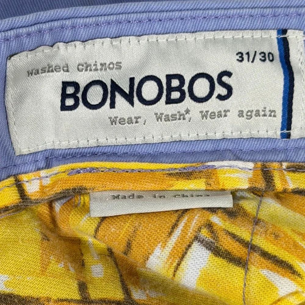 Bonobos Chinos 31x30 Periwinkle Blue Straight Fit Pants Old Money Minimalist